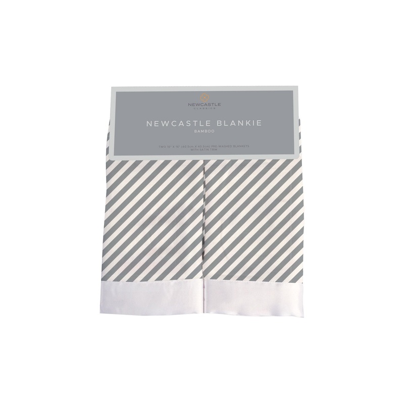 Finley Stripe Bamboo Muslin Security Baby Blankie