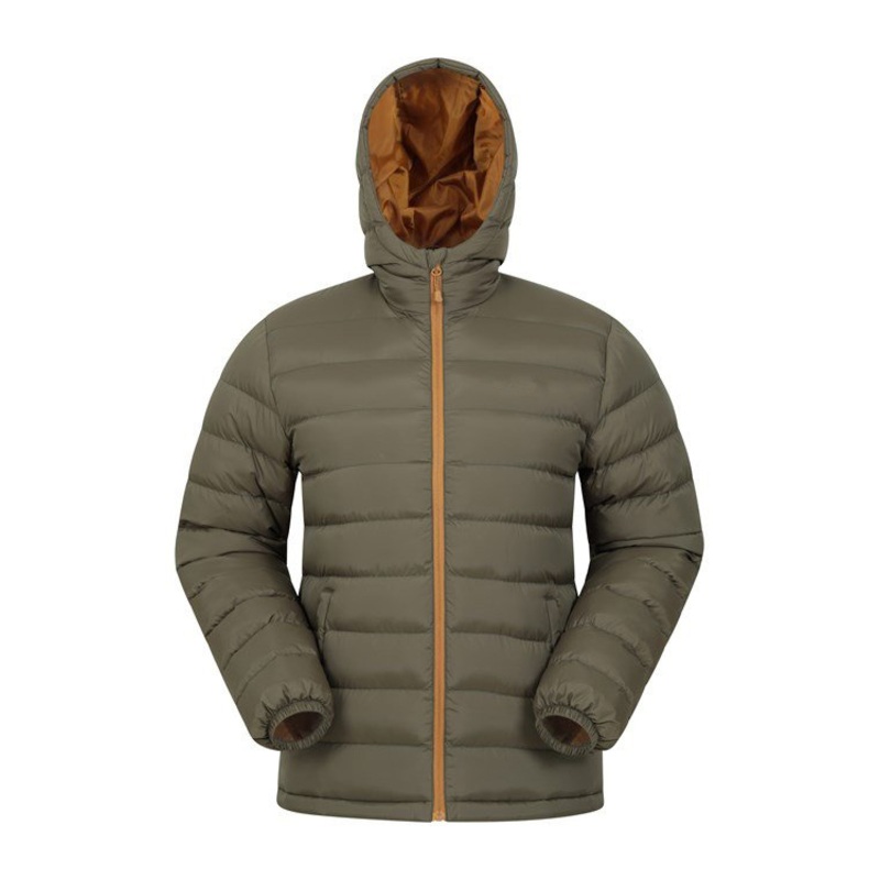 High Neck Hoodies Outdoor Water Repellent Windproof Lightweight Down Jacket Custom Logo Soft Fitness Padded Winter Jacket – Clothings and Men Jackets price