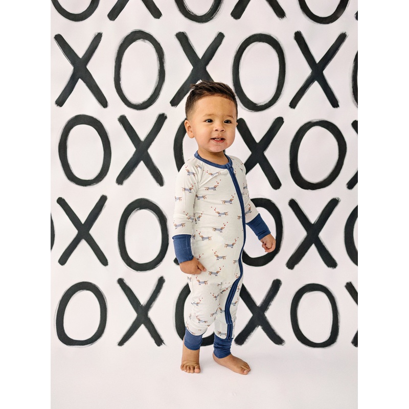 Puppy Love Bamboo Zippy Romper