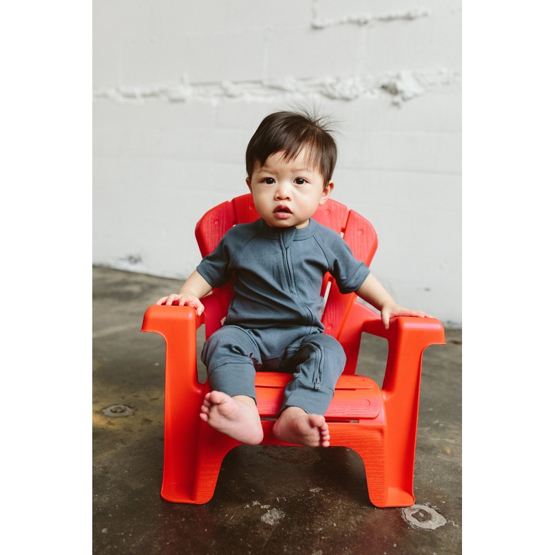 S/S ZIPPER ONEPIECE | MIDNIGHT