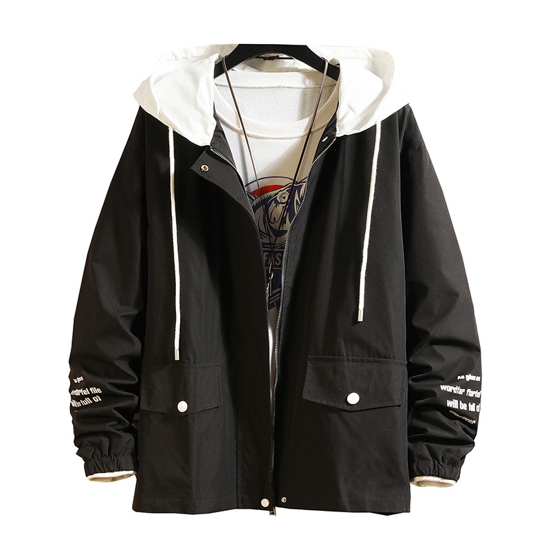 Streetwear Bomber Jackets Men 2023 Spring Autumn Fashion Hip Hop Jacket Coat Hooded Windbreaker Jacket Male – Mens and Comfy price