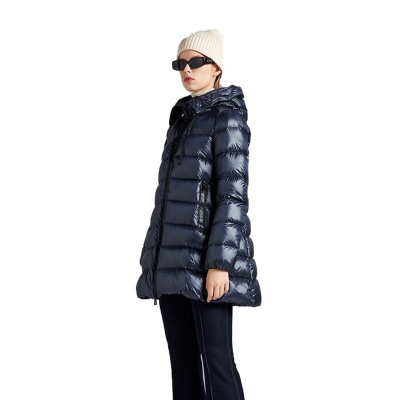 Winter Stylish Women Parka Coat Black Slim Thick Warm Waterproof Parka Women – Jacket and Clothing price