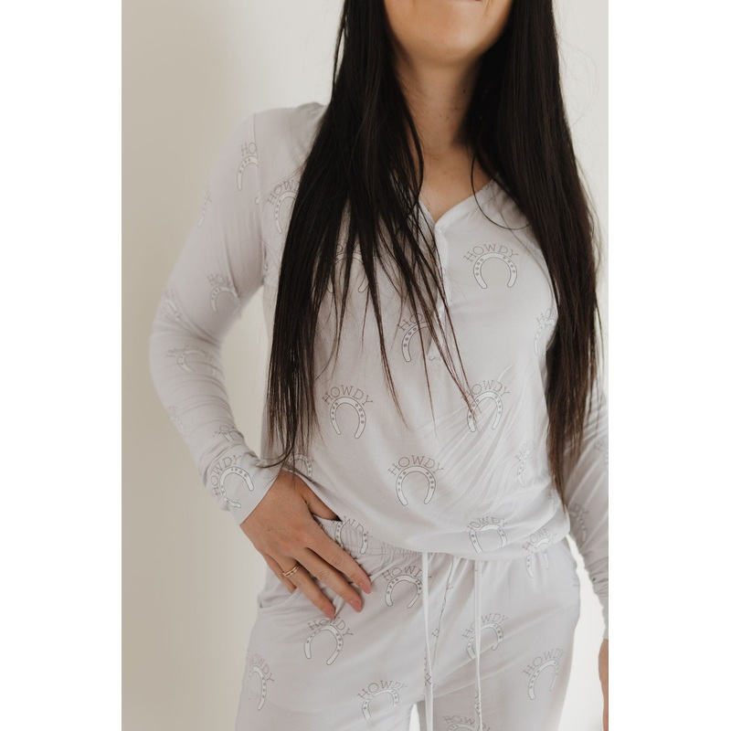 Women’s Bamboo Pajama | Howdy|X-Small|Small|Medium|Large|X-Large|2X-Large|3X-Large