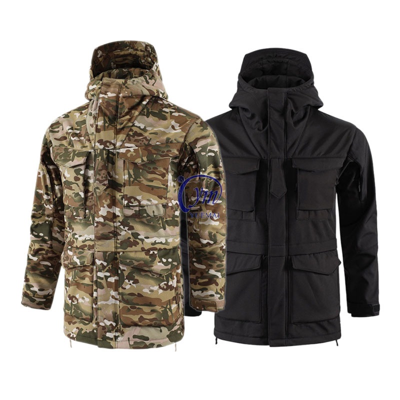 Yuemai Fleece Camo Lightweight Breathable Hooded Field Mens Waterproof Tactical Uniform – Fleece Waterproof Tactical Uniform and Camo Waterproof Tactical Uniform price