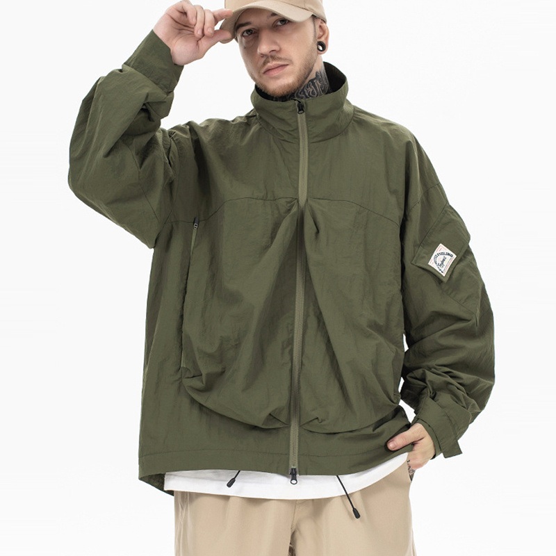 100polyester High Quality Overszied /2functional Waterproof Suit Mountain Nylon Mesh Jacket for Men – Sports Wear and Outdoor Jackets price