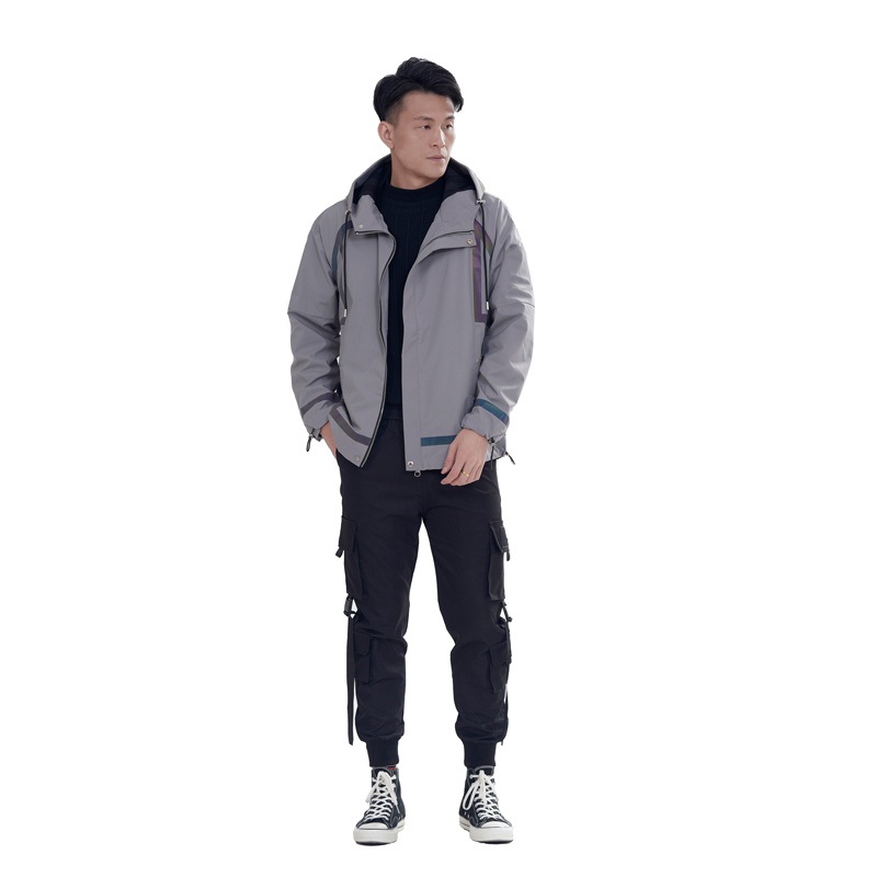 Bechance Custom Brand Spring Jacket Hoodied Windbreaker for Men – Spring Jacket and Windbreaker for Men price