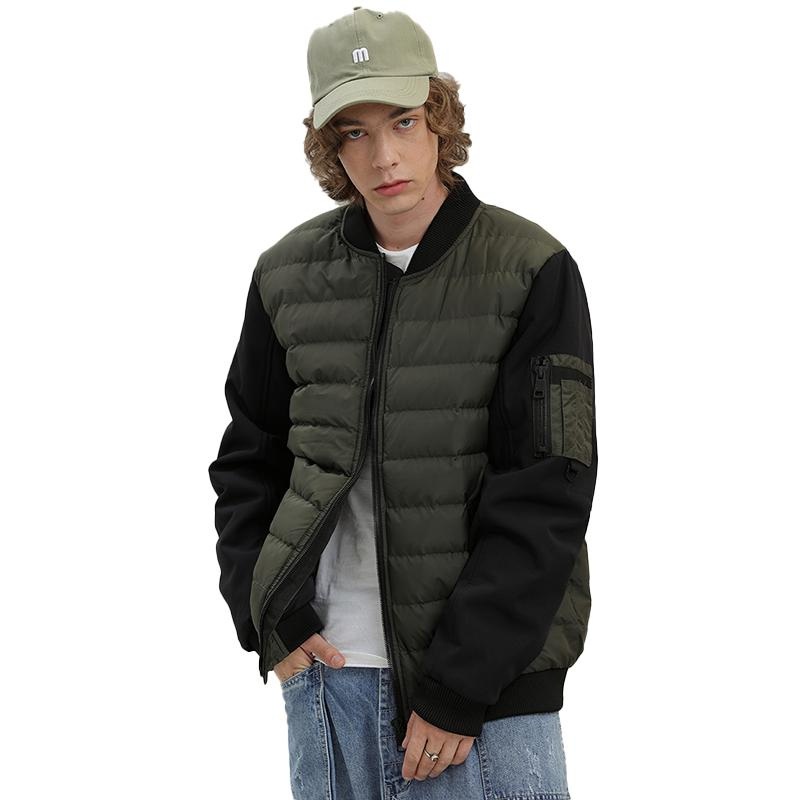 Chinese Factory High Quality Leisure Paneled Sleeves Polyester Puffer Jacket for Men – Jacket and Clothing price