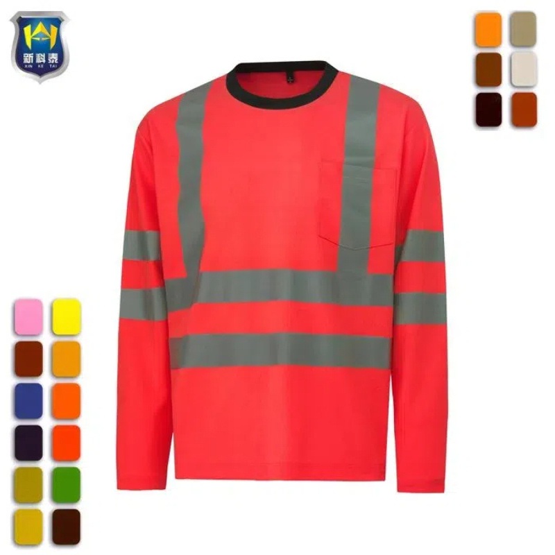 Custom 100% Polyester Reflective Hi Vis Men Safety T Shirt – T Shirts and Men Safety T Shirts price