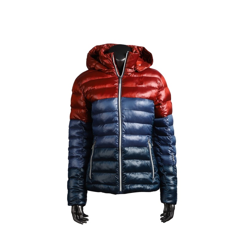 Custom Winter Warm Two Tone Color Block Puffer Jacket / Down Jacket Sports Wear Manufacturer Padded Bubble Down for Women – Down Jacket and Puffer Jacket price