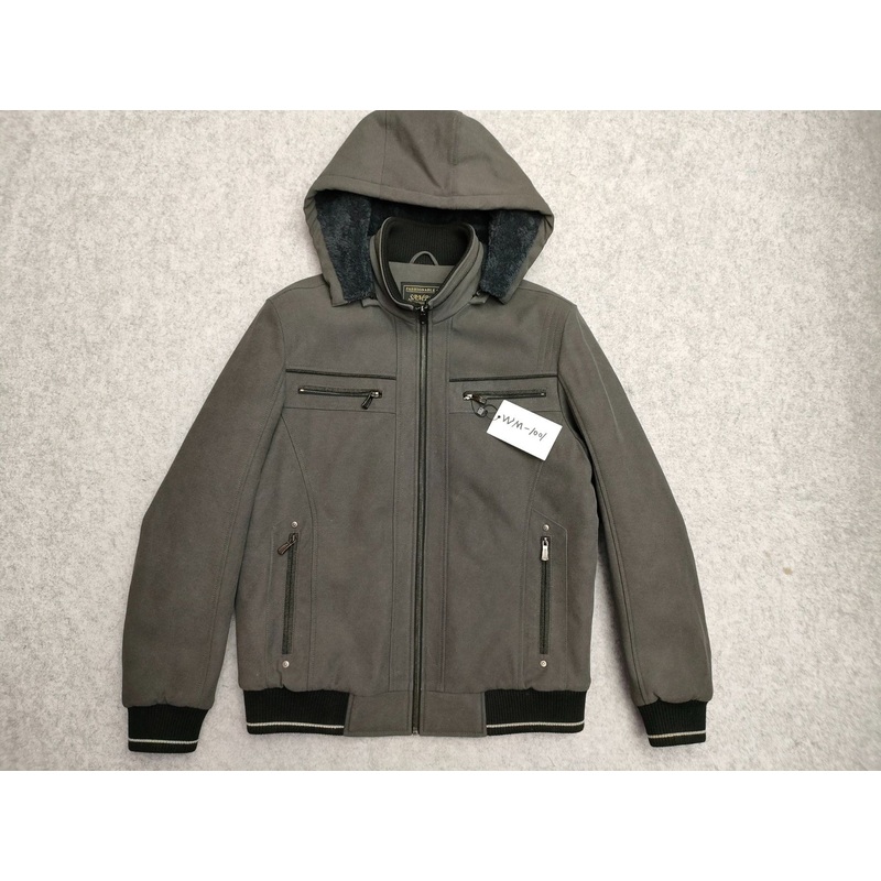Man Winter Grey Top Workmanship Hoody Leather/PU Jacket – Leather Jacket and Bomber Jacket price