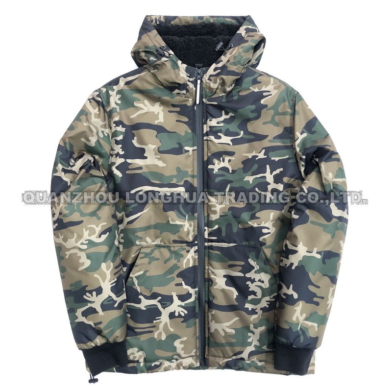 Men Boy Apparel Padded Camo with Hoody Jacket Fashion Clothes Winter Coat – Jacket and Coat price