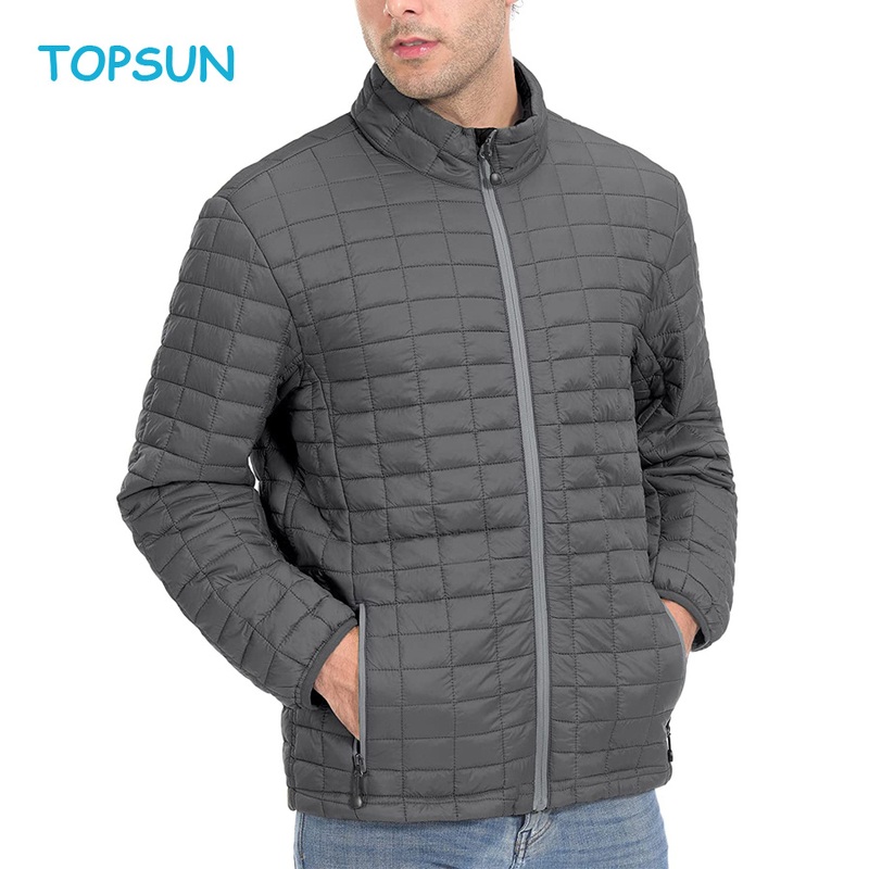 Men S Insulated Hiking Jacket, Lightweight Puffer Warm Jacket with Synthetic Insulation – Winter Jacket and Winter Hoodies price