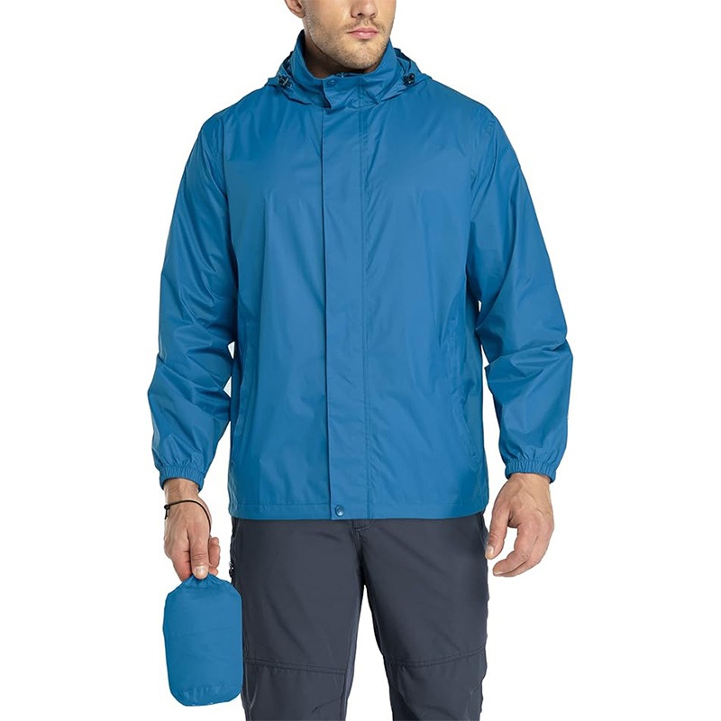 Mens Packable Lightweight Waterproof Windproof Jacket for Cycling Camping – Mens Waterproof Jacket and Lightweight Windproof Jacket price