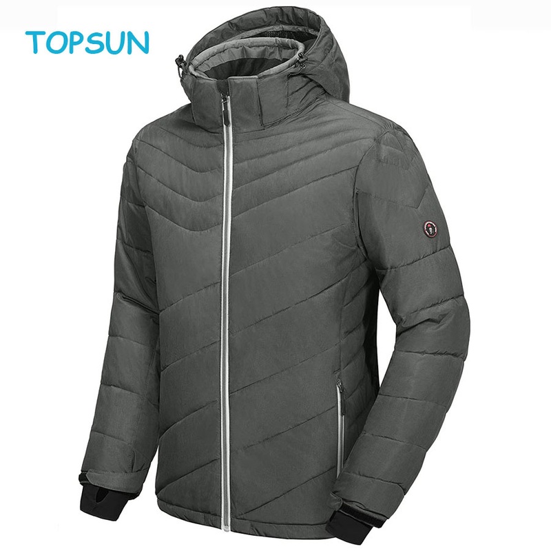 Mens Warm Windproof Ski Insulated Jacket Water Repellent Winter Snowboarding Snow Coat – Winter Jacket and Sport Jacket price