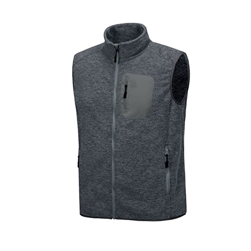 OEM Fashionable Blank Fleece Sleeveless Sport Vest Training for Men – Vest and Softshell Vest price