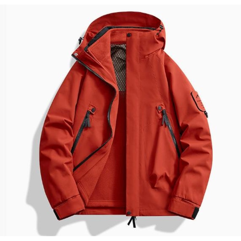 Outdoor High-Quality Orange Spring and Autumn Style Waterproof Windbreaker Jacket – Outdoor Jacket and Windbreaker Jacket price