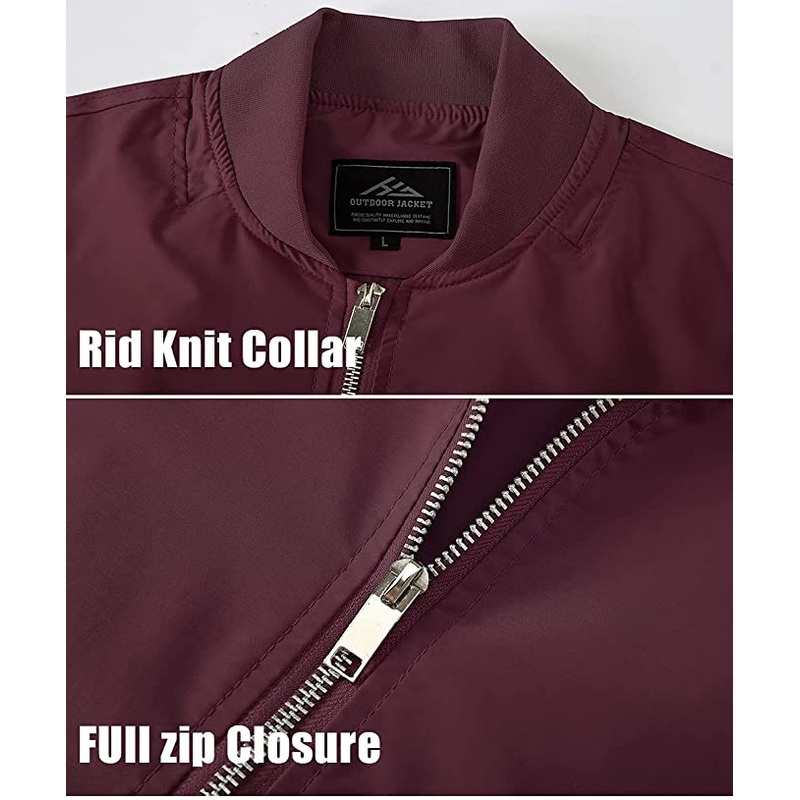 Red Men S Jacket Manufacturer Windbreak Spring Autumn Clothing – Spring Apparel and Spring Clothing price