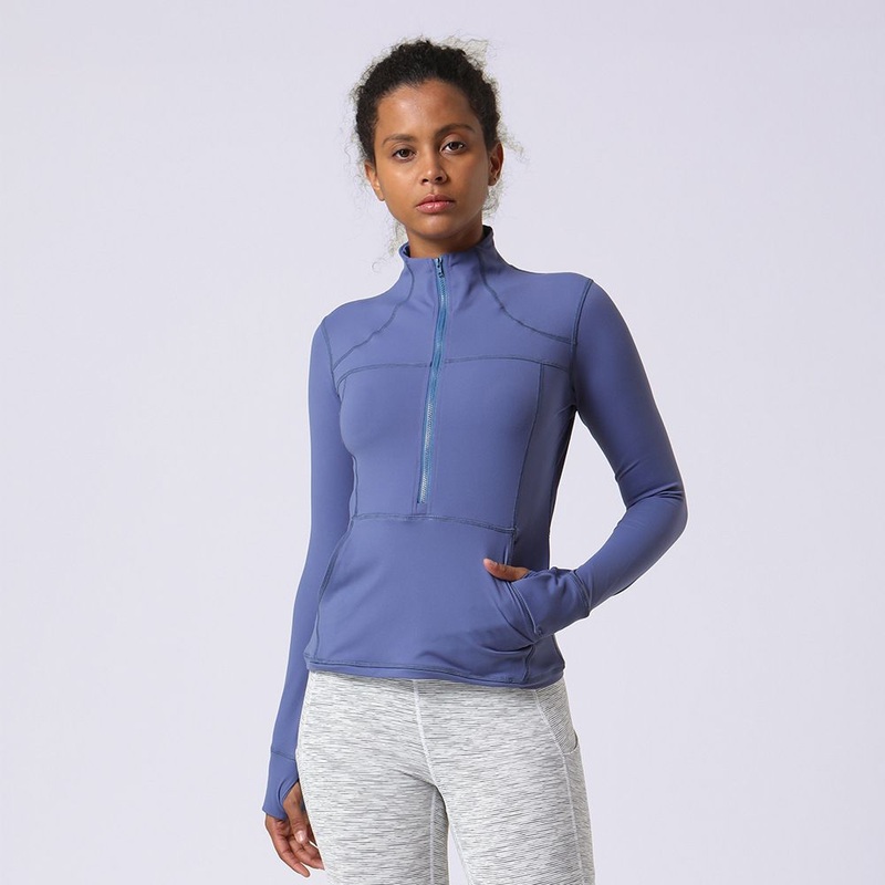 Wholesale Cheap Price Women Sports Yoga Clothes Zip up Quick Dry Running Workout Jackets Fashion Fitness Clothing – Yoga Jacket and Jacket Yoga price