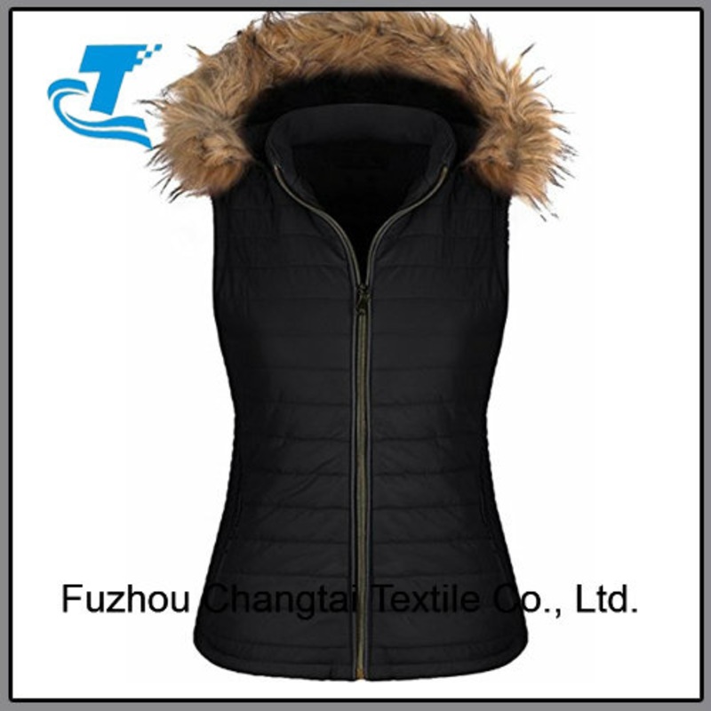 Women S Quilted Hooded Vest Padded Fleece Vest – Chaqueta Del Acolchado and Padded Jacket price