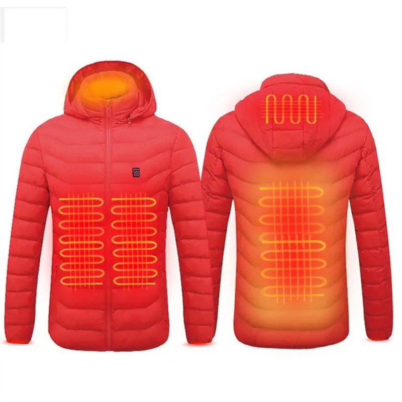 Cold Weather Insulated Electric Heated Jacket with Adjustable Hood and Cuffs – Heated Hunting Jacket and Heated Camouflage Jacket price