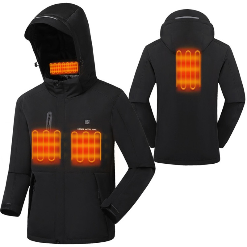 Customized Logo Waterproof Windproof Anti-Wear Outdoor Warm Intelligent Heating Coat – Heated Coat and Intelligent Electric Heated Vest price