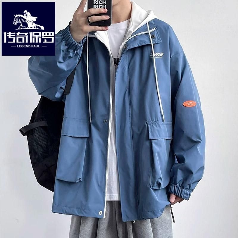 Fashion Casual Style High Quality Wind-Resistant Zipper Men Hooded Outdoor Jacket – Men Hooded Outdoor Jacket and High Quality Men Clothing price