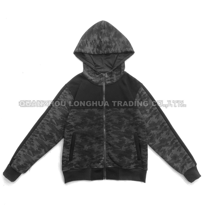 Men Jacket Boy Jacket Knitwear Polyester Fleece Apparel Hoody Coat Black Camo Print Fashion Clothing Winter Clothes – Jacket and Sportswear price