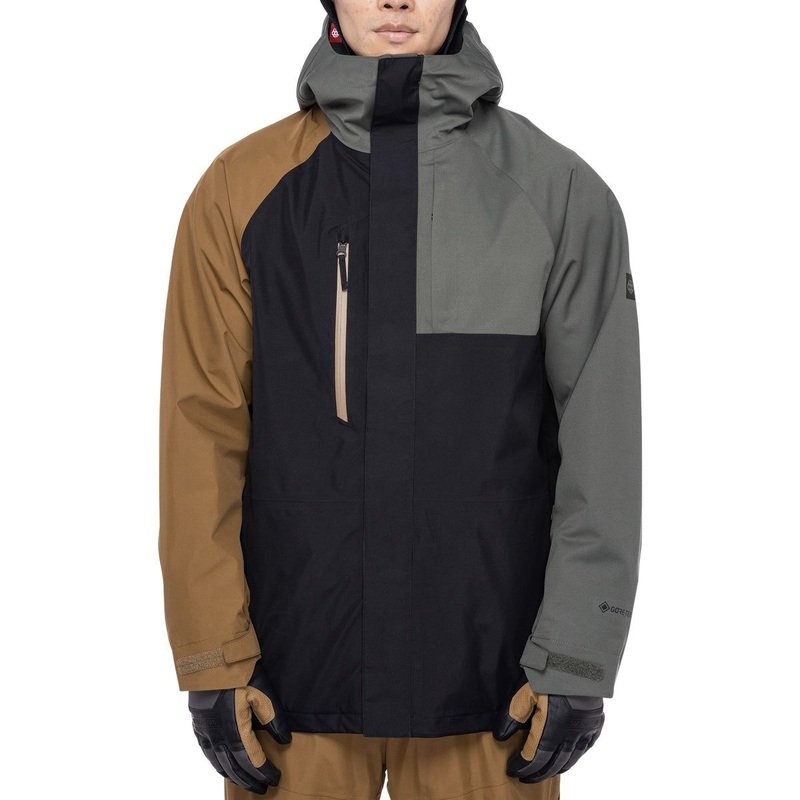 Mens Comfortable Insulated Ski Snow Jacket in Contrast Color – Mens Winter Jacket and Men Snow Jacket price