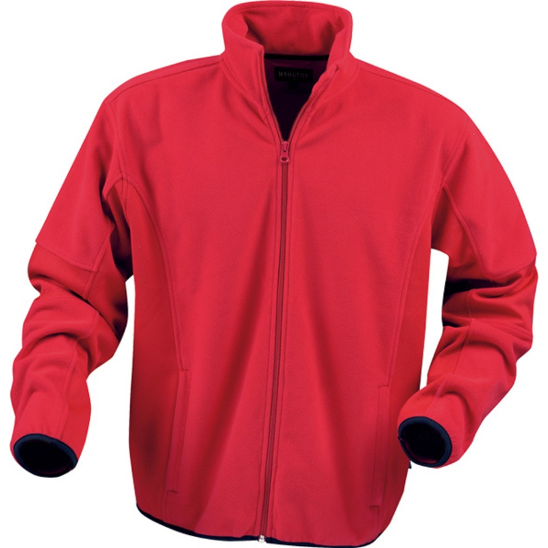 Mens Warm Sports Fleece Jacket in Red – Fashionable Outdoor Jacket and Mens Sports Coat price