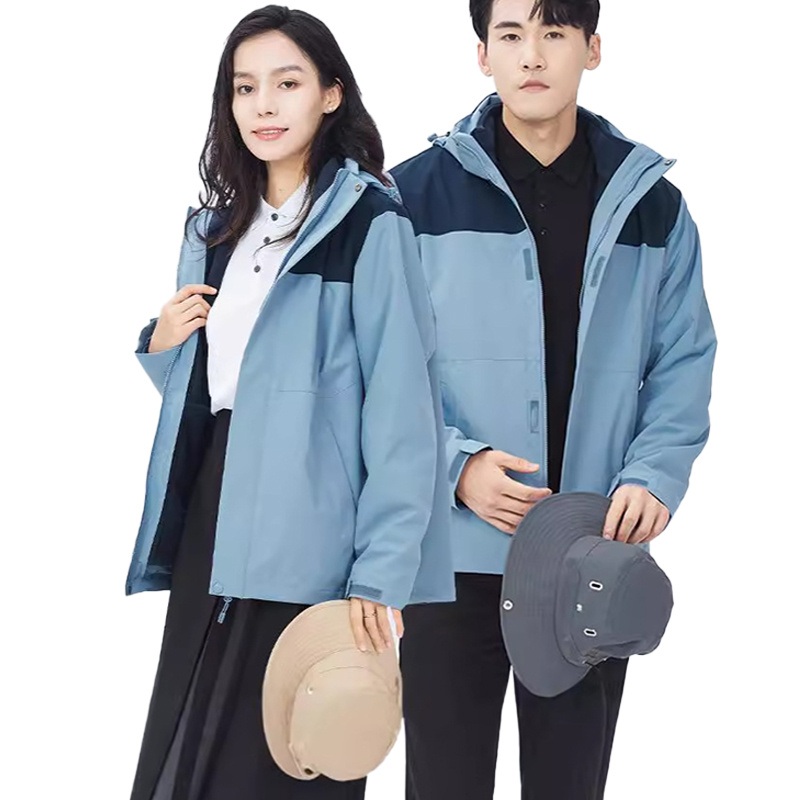 New Outdoor 3-in-1 Jacket Detachable Hat Multi Color Waterproof Windproof Coat – Mens Jacket and Waterproof Jacket price