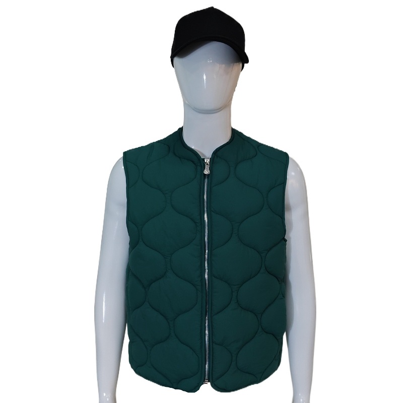 OEM High Quality Mens Cotton Vest Custom Logo Zip up Puffer Vest Outdoor Waterproof Bubble Vest for Unisex – Vest for Unisex and Cotton Vest price