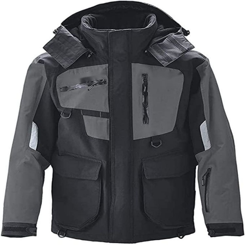 Outdoor Mens Fishing Fleece Jacket Full Zipper Jacket Winter Wear – Fishing Jacket and Waterproof price