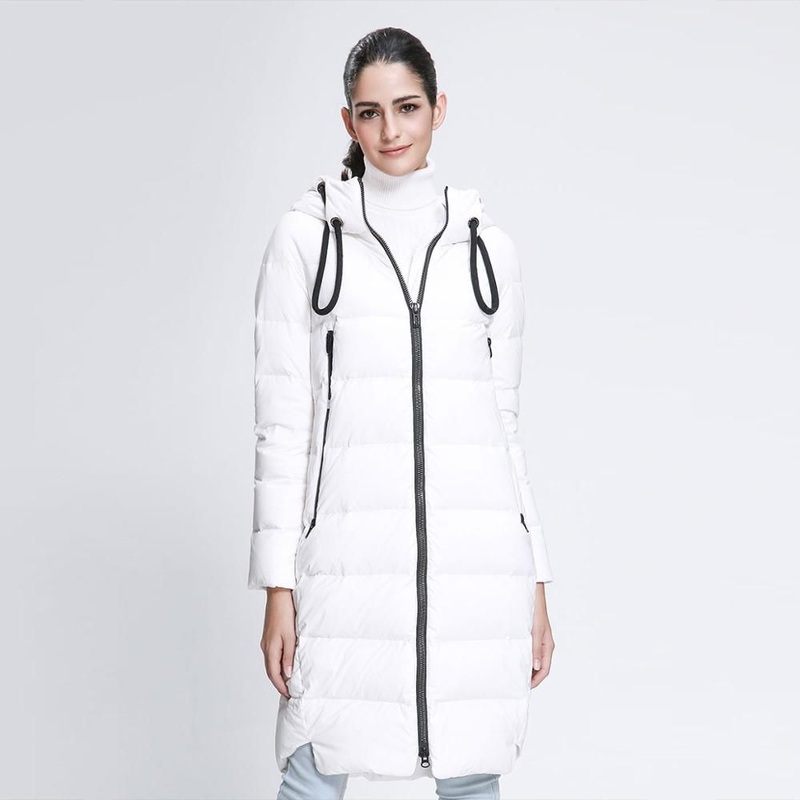 Tanboer Womens Down Jackets Duck Down Coats Long Edition Warm Winter Coats – Long Down Jackets and Down Jacket price