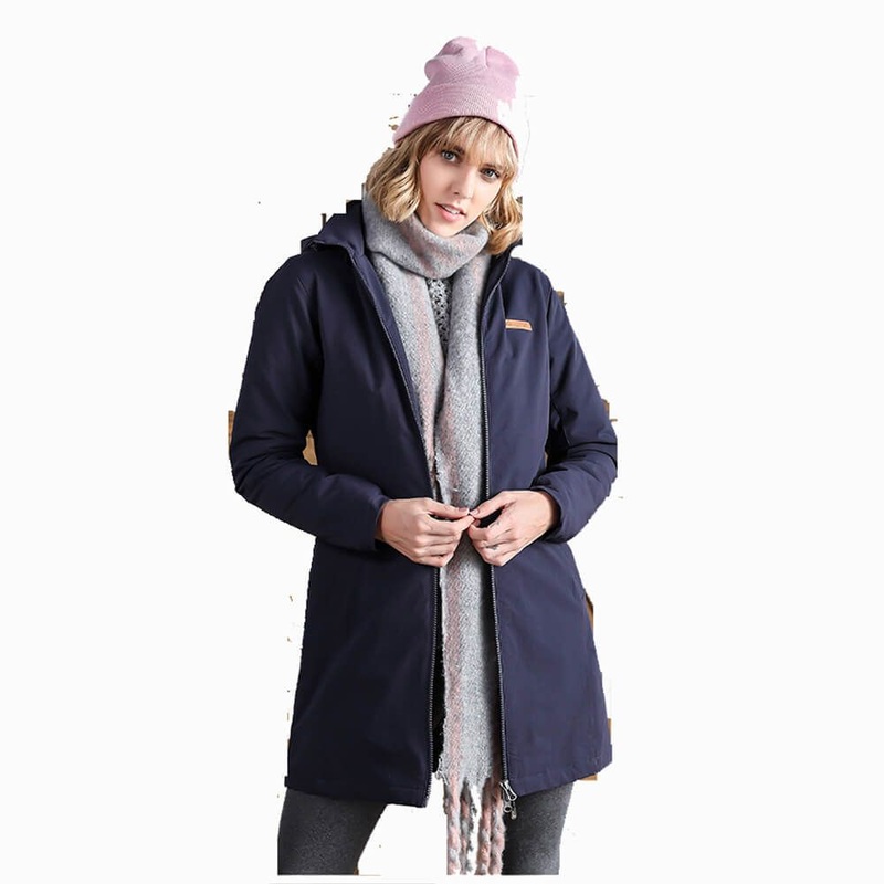 Winter Women 100% Nylon Windbreaker Long Cotton-Padded Jacket – Windbreaker and Winter price