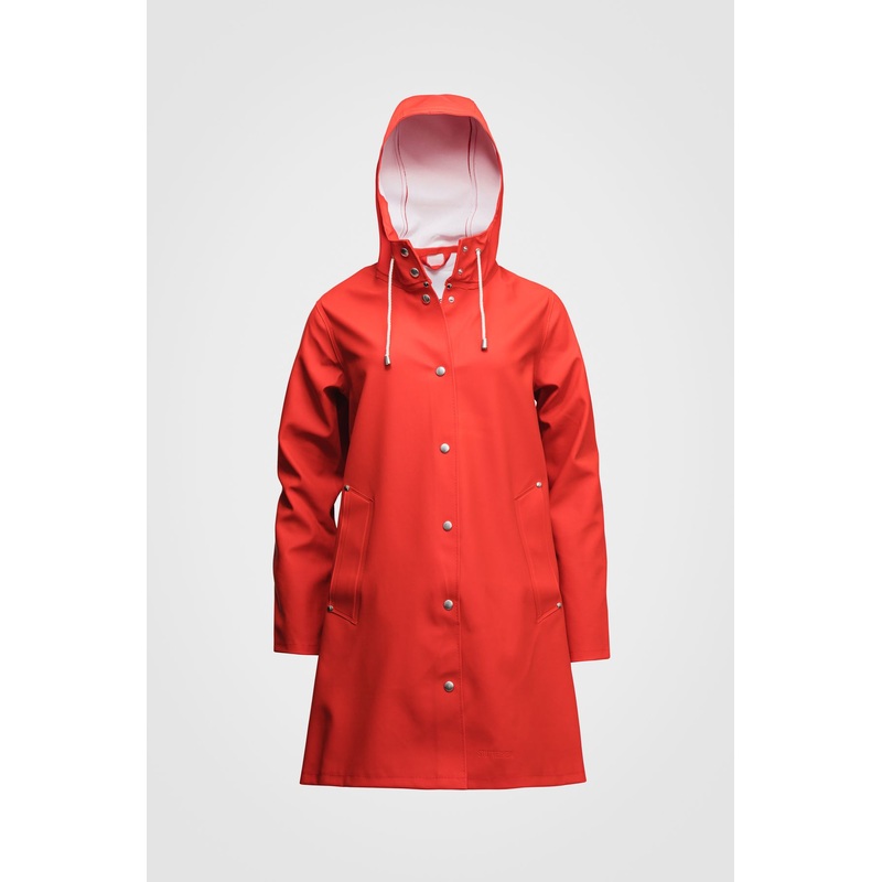 Womans Polyurethane Outdoor Waterproof Raincoat with Hood Red – Outdoor Jacket and Winter Jacket price