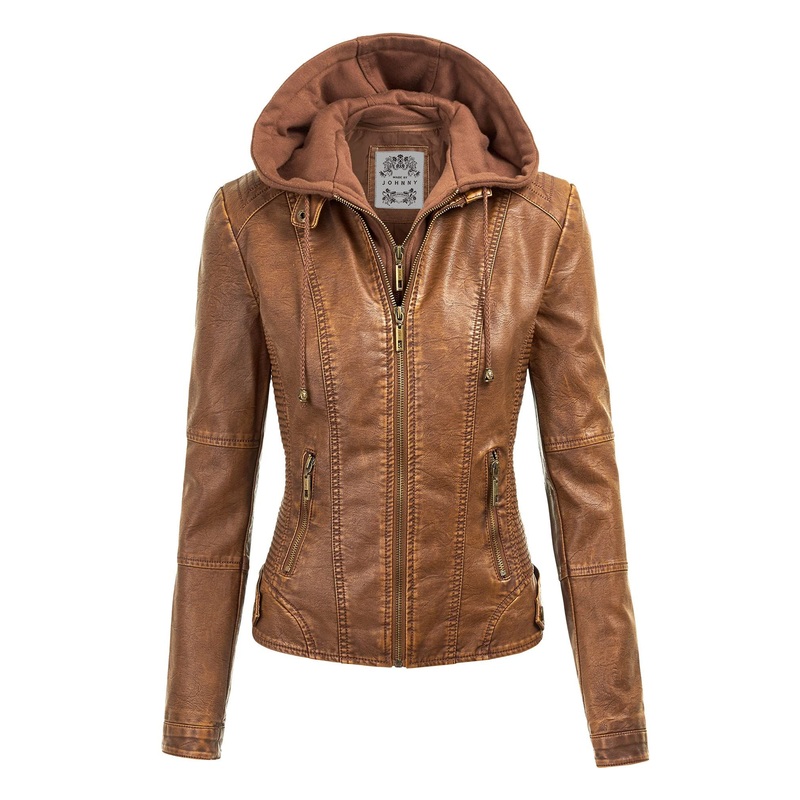 Asiapo China Factory Womens Motorcycle Biking Racer Trucker PU Leather Jacket – Classic Jackets and Hunting Jackets price