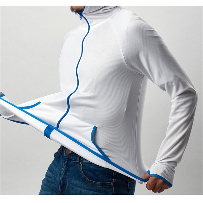 Men Anti-UV Jacket Sun Protection Breathable Waterproof Fishing Jacket Quick Drying Fishing Clothes Men Fishing Wear Long Sleeve – UV Protection and Anti UV price