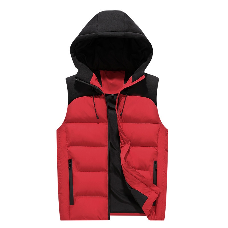 Mens 20d Polyester Padding Sports Running Outdoor Vest with Hood – Fashion Vest and Men Vest price