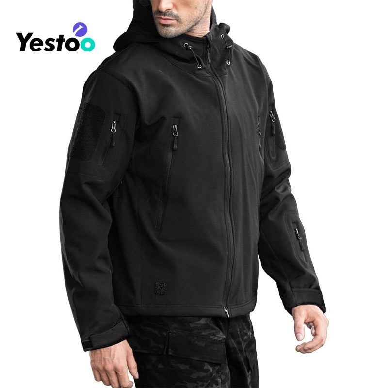 Mens Outdoor Waterproof Soft Shell Hooded Tactical Jacket – Mens Lightweight Polar Fleece and Mens Outdoor Waterproof Jacket price