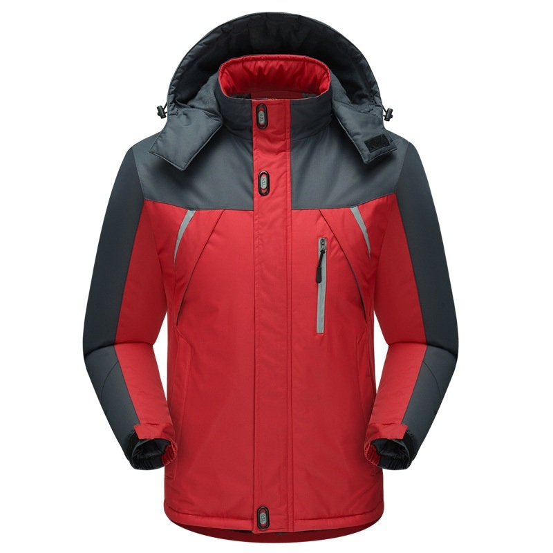 Mens Outdoor Waterproof Windproof Jacket Ski Puffer Outerwear Windbreaker Coat Clothing – Mens Outdoor Jacket and Waterproof Windproof Jacket price