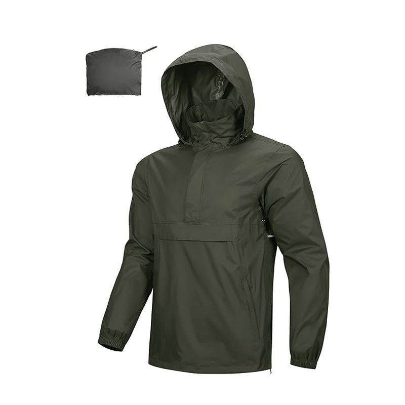Mens Waterproof Packable Rain Jacket for Hiking Golf and Running – Tactical Zipper Jacket and Men Jacket price