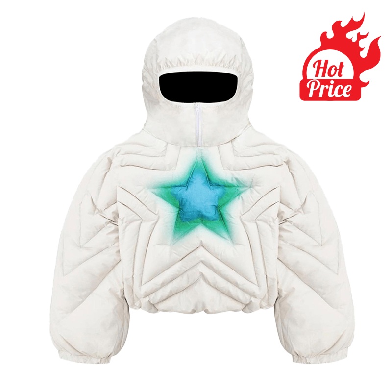 New Design Mens Streetwear Quilted Cropped Puffer Coat Puffer Jacket with Hood – Puffer Jacket and Jacket price