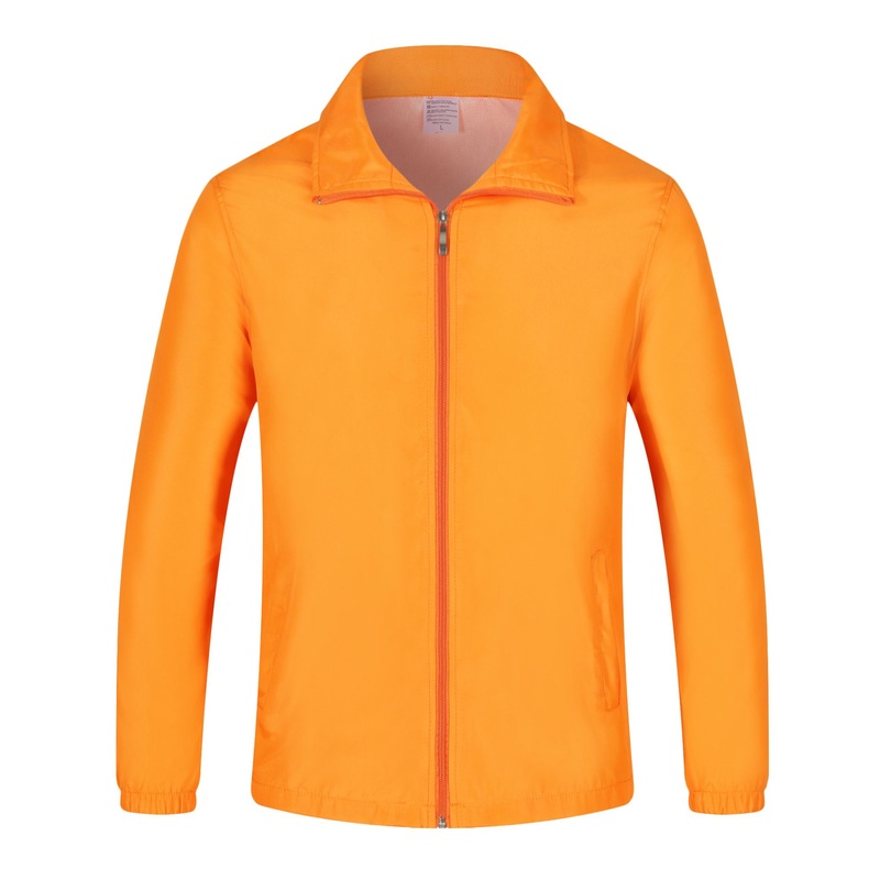 Single Zipper Solid Color Compound Lapel Trench Jacket – Windbreaker Jacket and Custom Apparel price