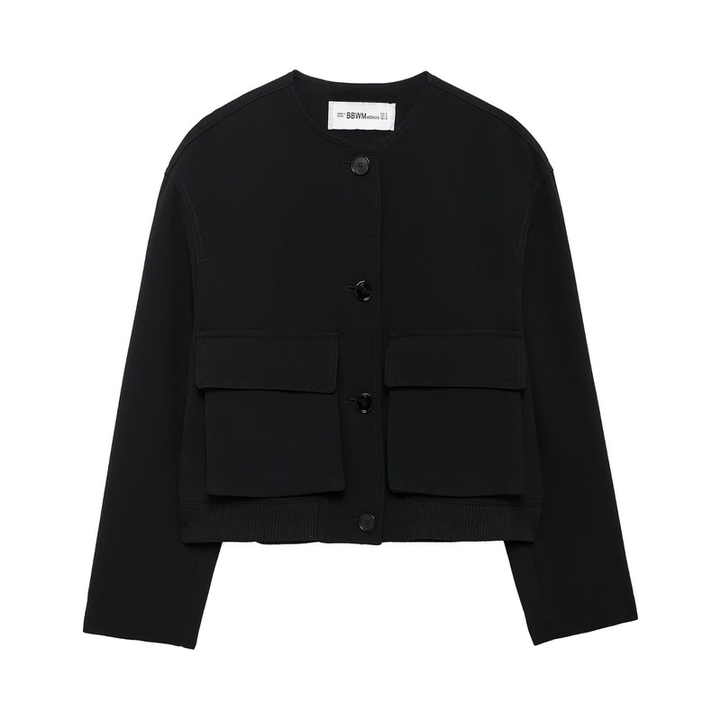Spring New Womens Fashion Pocket Decoration Pilot Jacket Coat – Womens Fashion Jacket and Pocket Decoration Jacket price