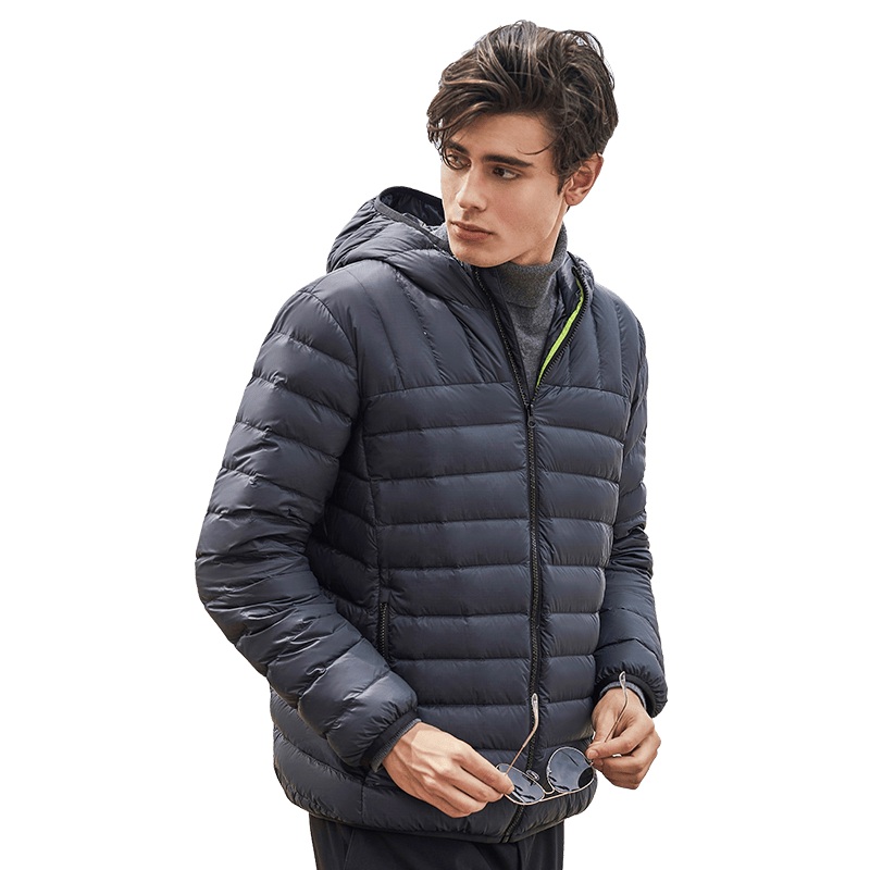 Ultra Thin Lightweight Black Grey Green Down Jacket for Men – Down Jacket and Winter Jackets price