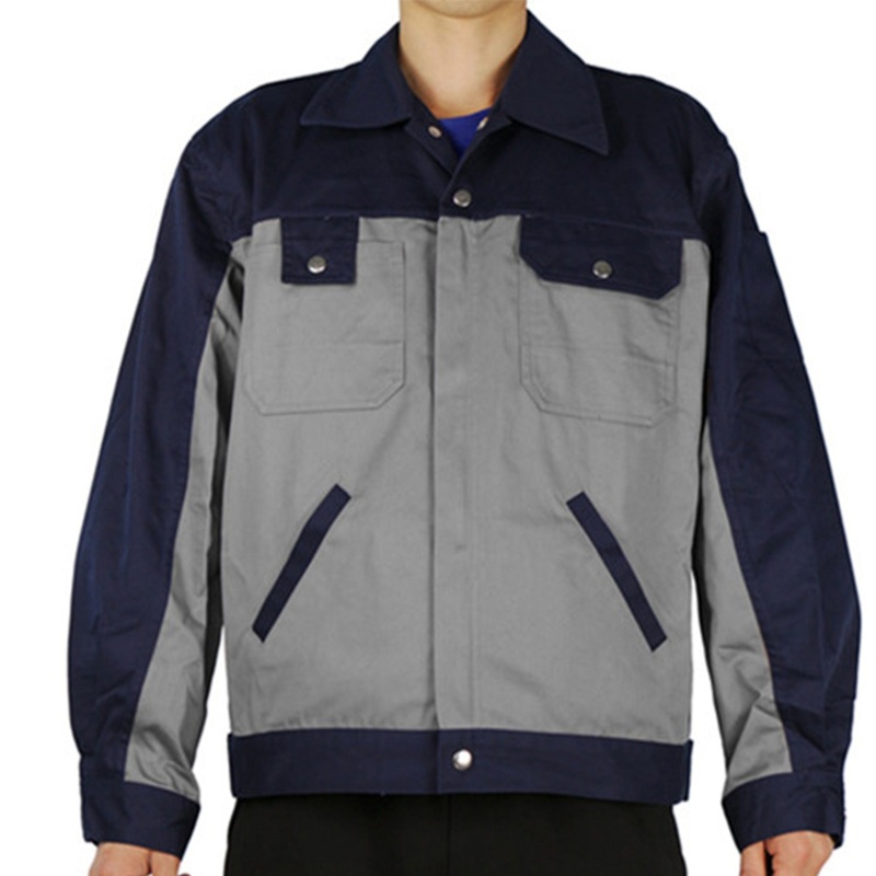 Wholesale PPE Grey Navy Blue Cotton Safety Work Clothes Welder Men Winter Jacket – Men Jacket and Winter Jacket price