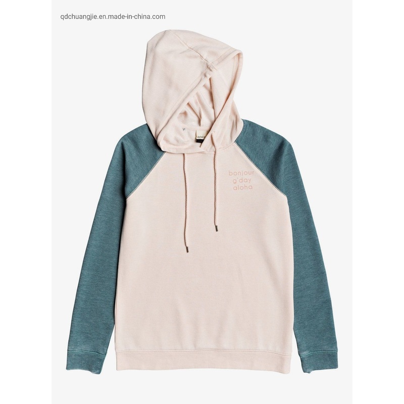 Womens Plain Blank Raglan Sleeve Pocket Warm Loose Fit Casual Sport Fleece Terry Pullover Thick Athletic Jogging Jumper Gym Track Knit Winter Hoodies – Polyester and Organic Cotton price