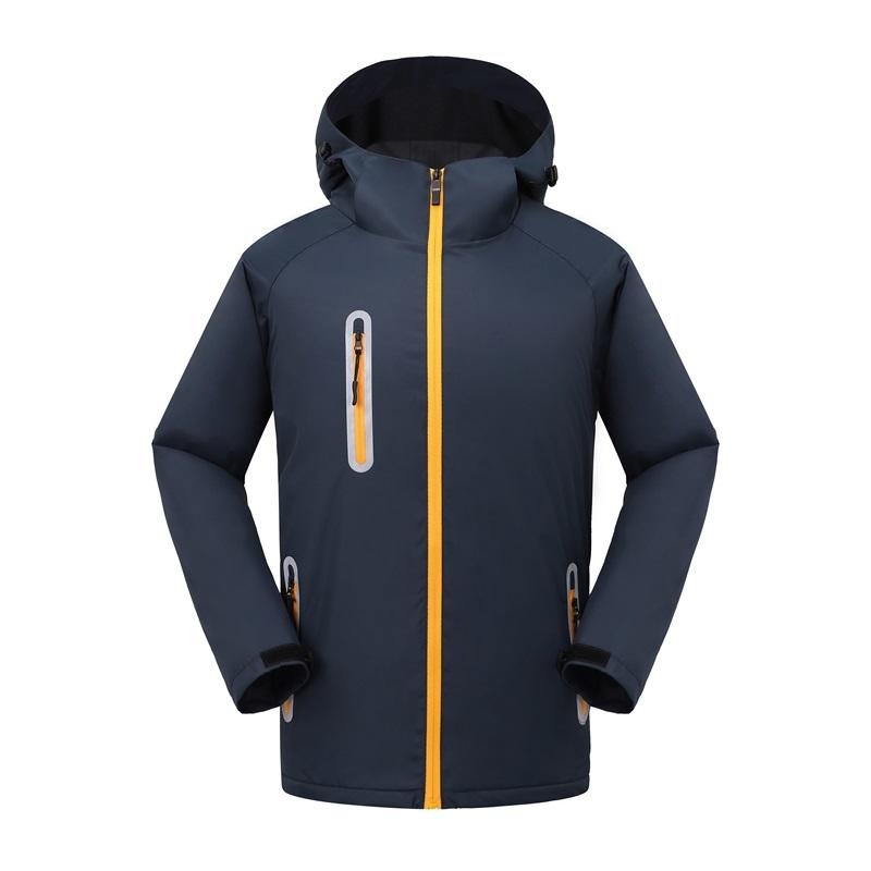 280#Winter Cold and Windproof Warm Thick Yellow Zipper Jacket – Outdoor Product and Jackets price