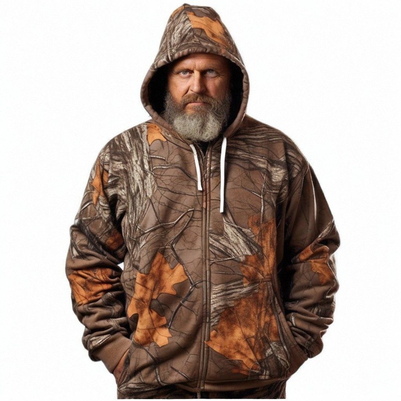 Custom Logo Wholesale Factory Winter Hunting Camouflage Hoodie – Camo Jacket and Camo Hunting Jacket price