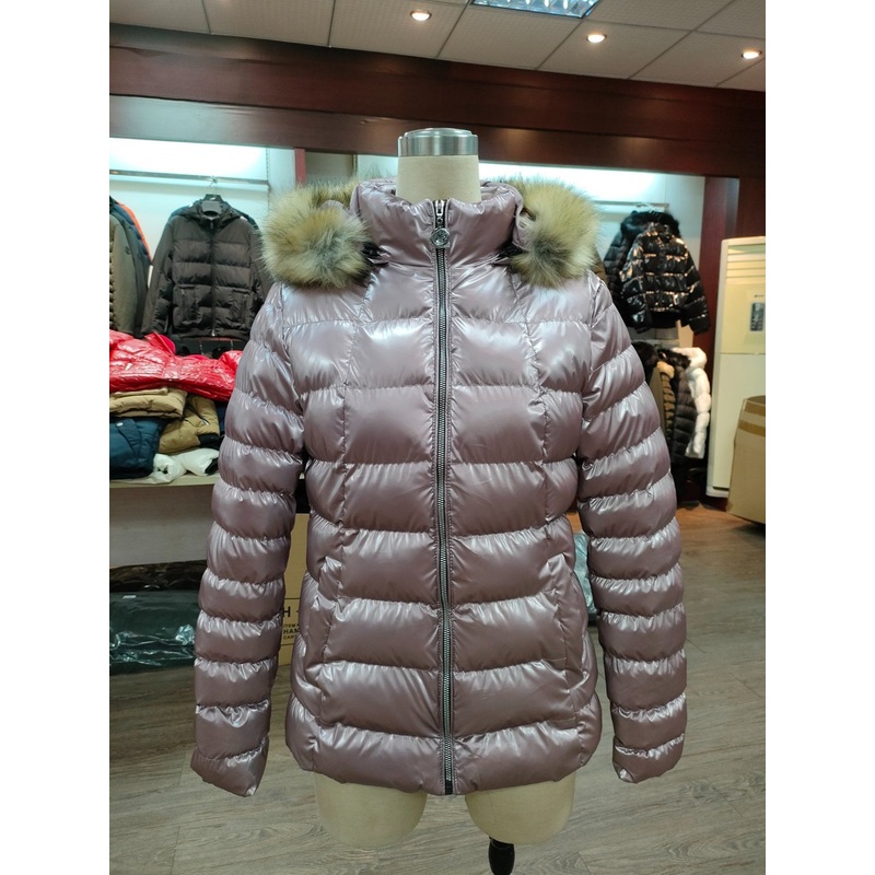 Ladys Fashion Nice Winter Padding Quilted Warm Hood Fur Coat – Ladies Jacket and Winter Coat price